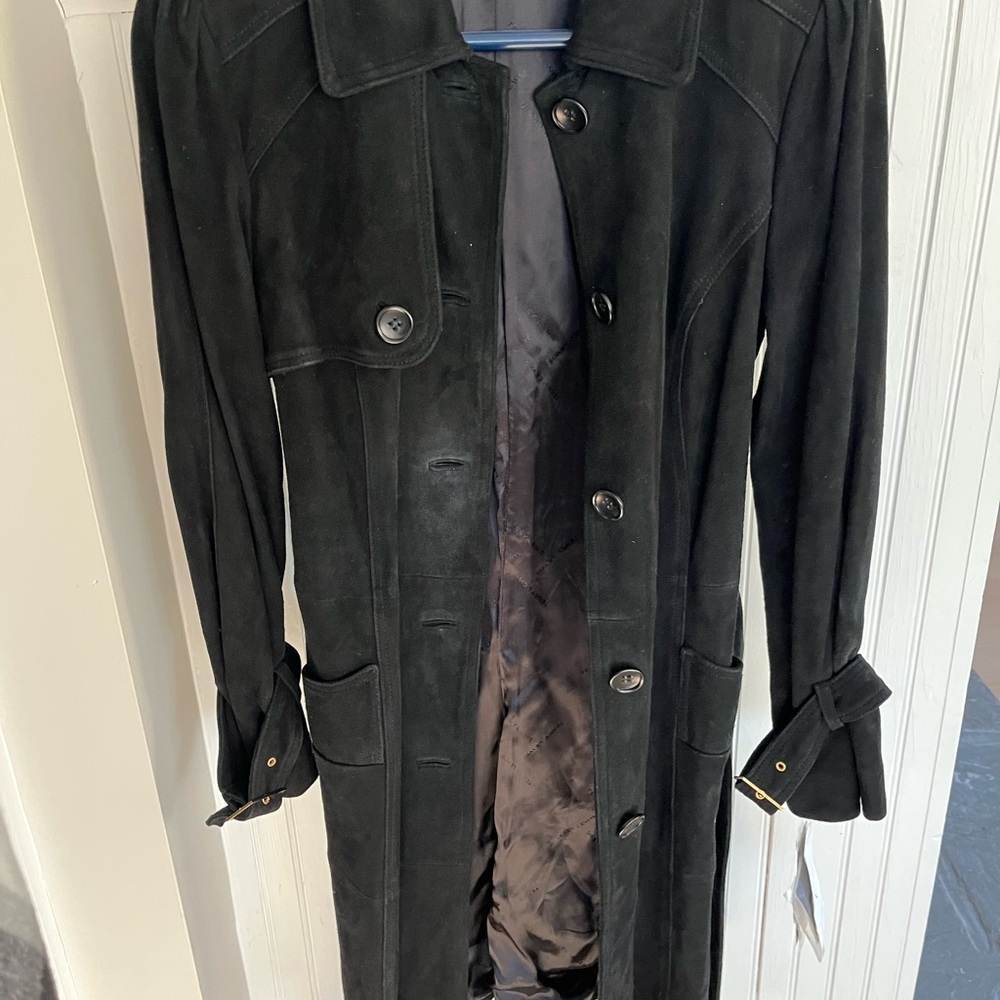 Terry Lewis genuine leather suede jacket Woman’s size XS NWT
